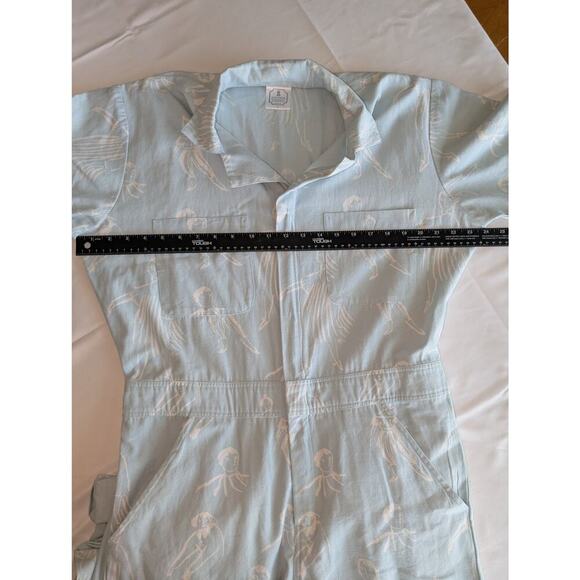 My Little Belleville Alta Ice Blue Jumpsuit Boilersuit Dungaree Artsy Large - Picture 11 of 16